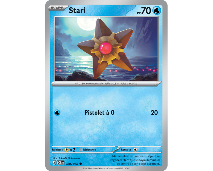 Stari Pv 70 020/88 - Carte Commune Reverse - Méga-Évolution Équilibre Parfait
