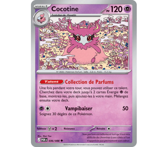 Mistigrix Pv 100 034/88 - Carte Peu Commune Reverse - Méga-Évolution Équilibre Parfait