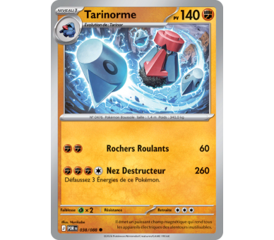Tarinorme Pv 140 038/88 - Carte Commune - Méga-Évolution Équilibre Parfait