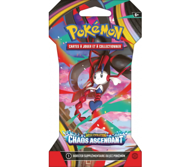 1 Booster sous blister Pokémon – ME04 - Méga-Évolution : Chaos Ascendant