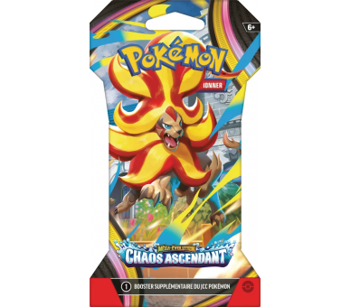 1 Booster sous blister Pokémon – ME04 - Méga-Évolution : Chaos Ascendant