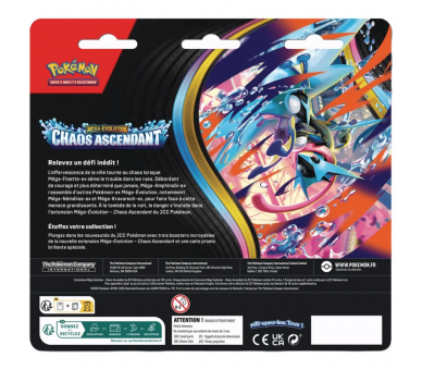 Pack de 3 boosters - Reptincel - ME04 – Chaos Ascendant - FR