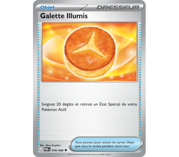 Objet Illumis 78/88 - Carte Peu Commune Reverse - Méga-Évolution Équilibre Parfait