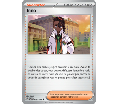 Dresseur Supporter Inno 79/88 - Carte Peu Commune Reverse - Méga-Évolution Équilibre Parfait