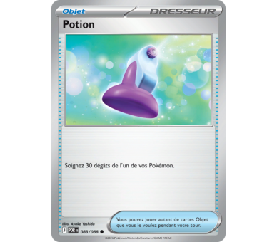 Objet Potion 83/88 - Carte Commune Reverse - Méga-Évolution Équilibre Parfait