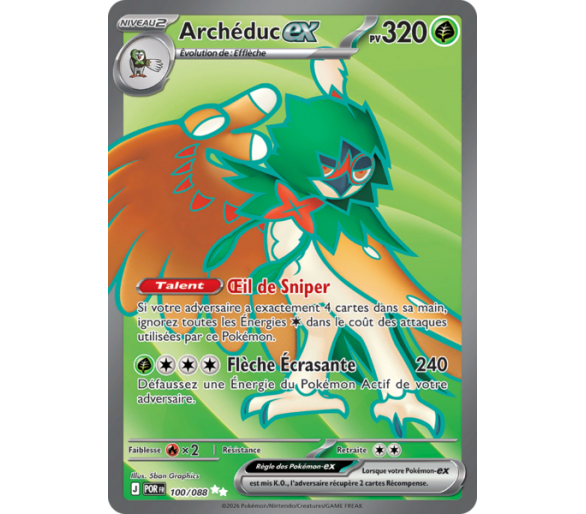 Archéduc-ex Pv 320 100/88 - Carte Ultra Rare Secrète - Méga-Évolution Équilibre Parfait