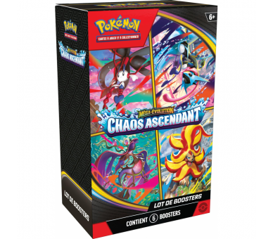 Bundle - 6 boosters - Méga-Évolution Chaos Ascendant – ME04