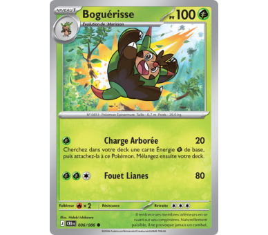 Boguérisse Pv 100 006/86 - Carte Commune - Méga-Évolution Chaos Ascendant