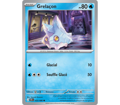 Grelaçon Pv 80 023/86 - Carte Commune Reverse - Méga-Évolution Chaos Ascendant