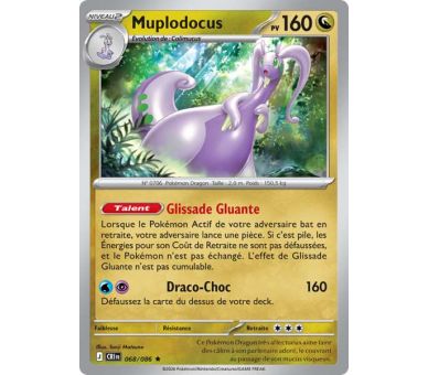Muplodocus Pv 160 068/86 - Carte Rare Holographique - Méga-Évolution Chaos Ascendant