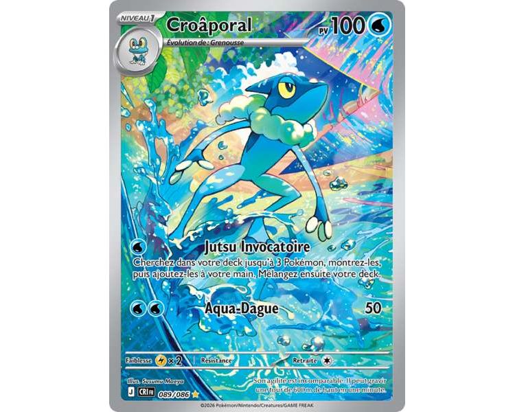 Croâporal Pv 100 089/86 - Carte Secrète Illustration Rare - Méga-Évolution Chaos Ascendant