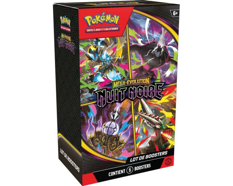 Bundle 6 Boosters - Méga-Évolution – Nuit Noire - FR