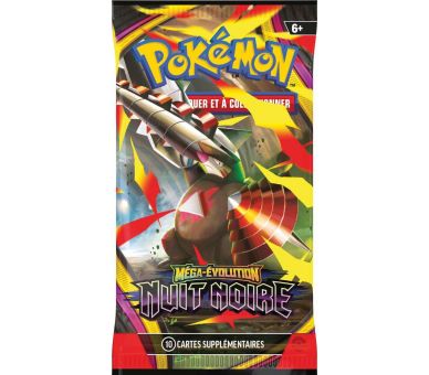 1 Booster sous blister Pokémon - Méga-Évolution – Nuit Noire - FR