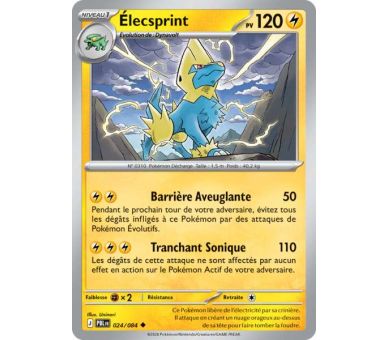 Élecsprint Pv 120 024/084 - Carte Peu Commune Reverse - Méga-Évolution Nuit Noire