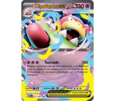 Méga-Flagadoss-ex Pv 330 031/084 - Carte Double Rare - Méga-Évolution Nuit Noire