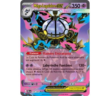 Méga-Lugulabre-ex Pv 350 038/084 - Carte Double Rare - Méga-Évolution Nuit Noire