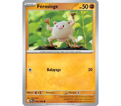 Férosinge Pv 50 042/084 - Carte Commune Reverse - Méga-Évolution Nuit Noire