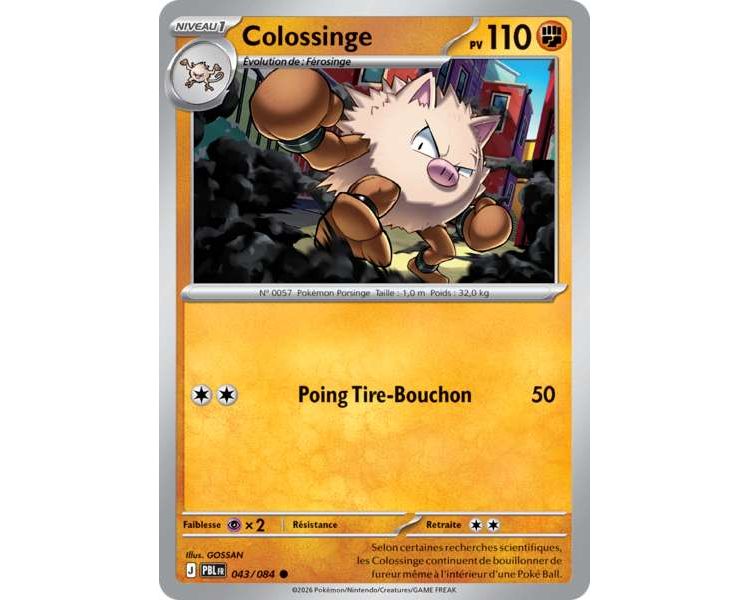 Férosinge Pv 50 042/084 - Carte Commune Reverse - Méga-Évolution Nuit Noire