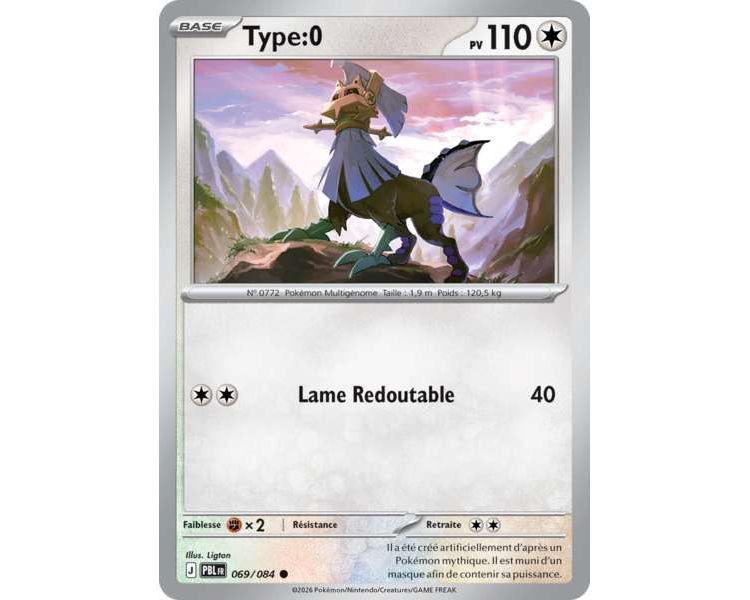 Type:0 Pv 110 069/084 - Carte Commune Reverse - Méga-Évolution Nuit Noire