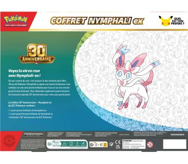 Pokémon 30 ans - Coffret Nymphali-ex 30ème Anniversaire