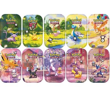 Pokémon - Mini Tin Q3 - 30e Anniversaire - Modèle Aléatoire Jour & Nuit
