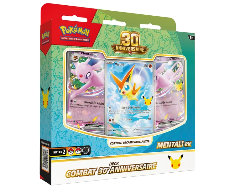 Pokémon - Deck du Dresseur Combat 30e Anniversaire - Mentali-ex
