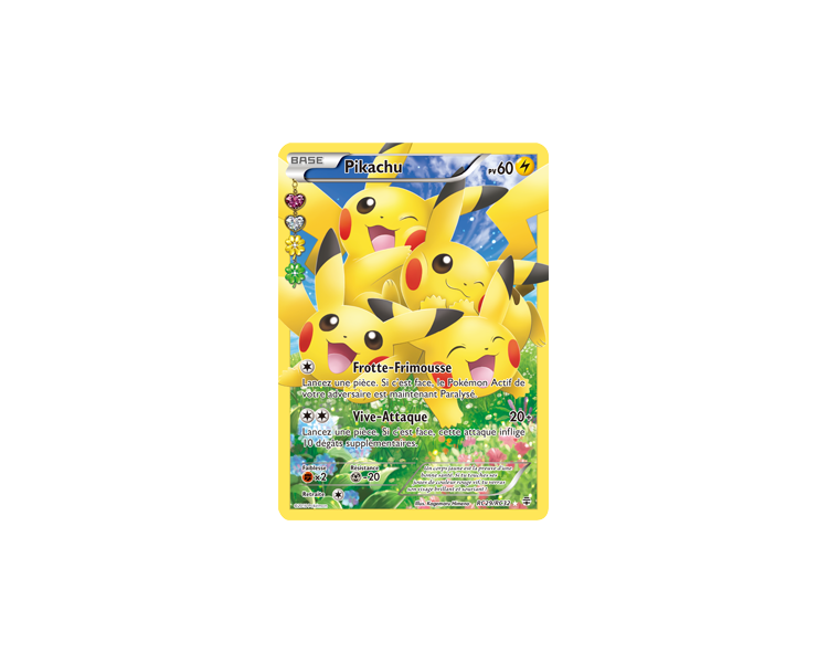Carte Pokemon Ultra Rare Pikachu Pv 60 Full Art Rc29 Rc32 Generatio