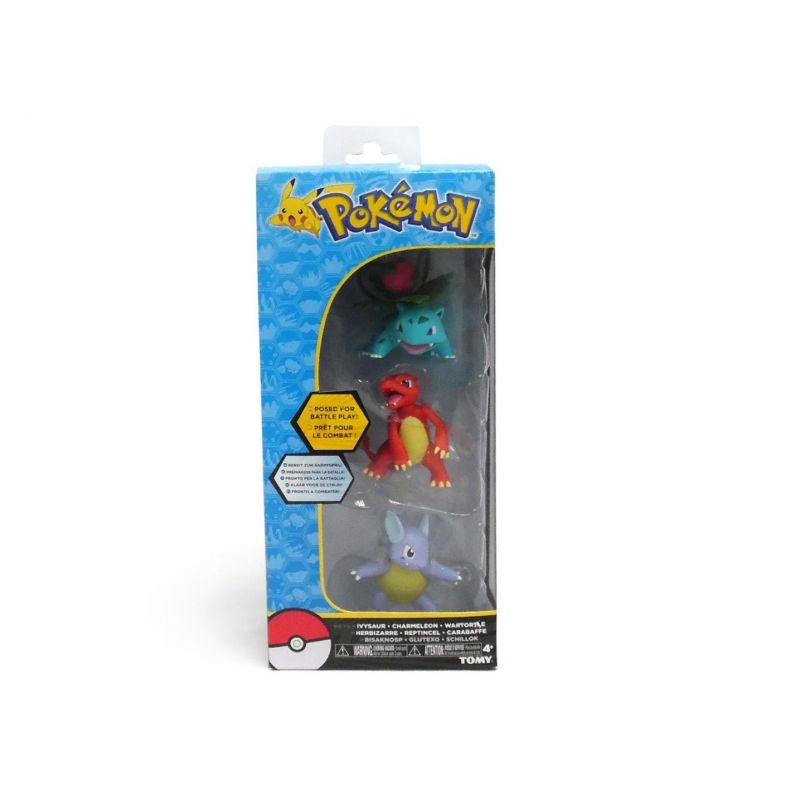 1037 figurine pokemon pack figurine pokemon herbizare reptincel carabaffe de tomy