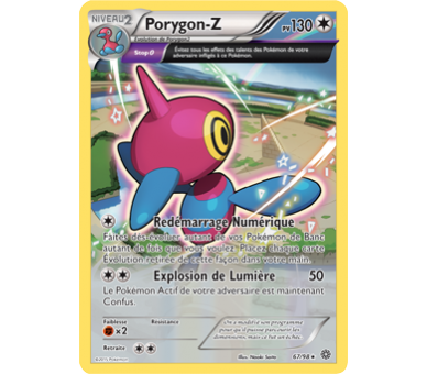 Carte Pokemon reverse Porygon-Z pv 130 - 67/98