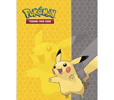 Ultra Pro Portfolio A5 Pikachu Jaune et gris permet le rangement de 80 cartes Pokémon differentes