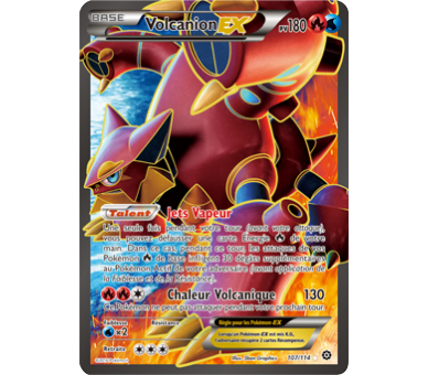 Volcanion Ex 180 pv Full Art - 107-114 Xy 11 offensive vapeur type double