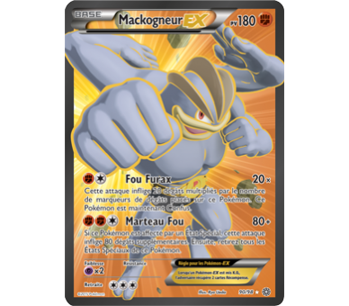 Carte Pokemon Full Art Mackogneur Ex pv 180 - 90/98
