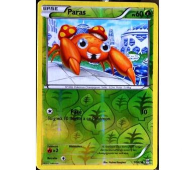 Carte Pokemon reverse Paras pv 60 - 1/162