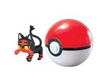 Flamiaou avec PokeBall