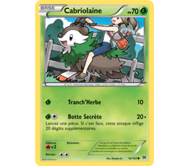 Cabriolaine Pv 70 - 16/162 - Carte Commune - XY08