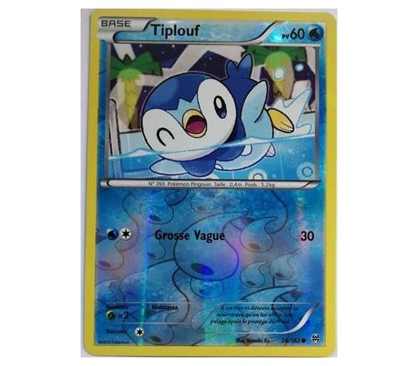 Tiplouf Pv 60 Carte Reverse Commune - 36/162 - XY08