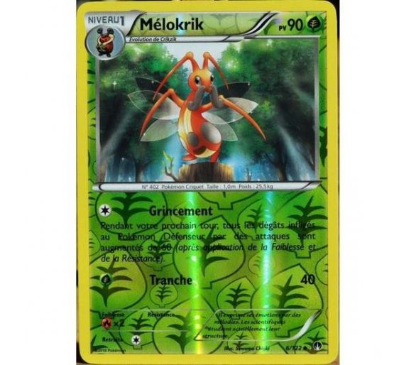 Mélokrik Pv 90 Carte Reverse Peu Commune - 6/122 - XY9