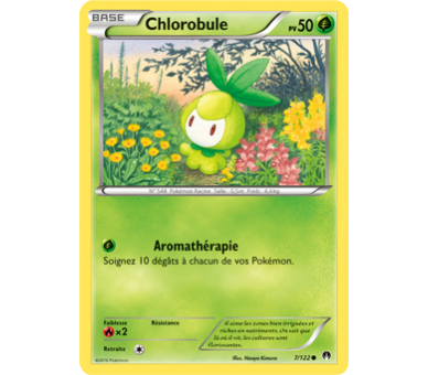 Chlorobule Carte Commune Pv 50 - 7/122 - XY9