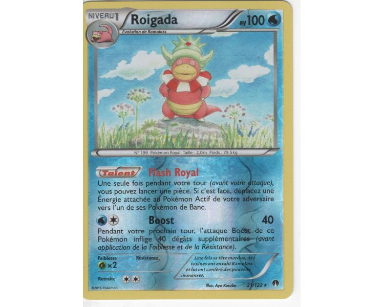 Roigada Carte Reverse Rare Pv 100 - 21/122 - XY9