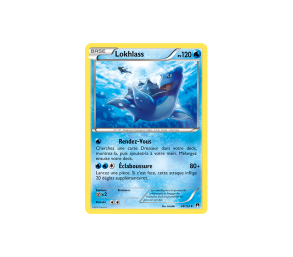 Lokhlass Pv 120 Carte Peu Commune - 28/122 - XY9