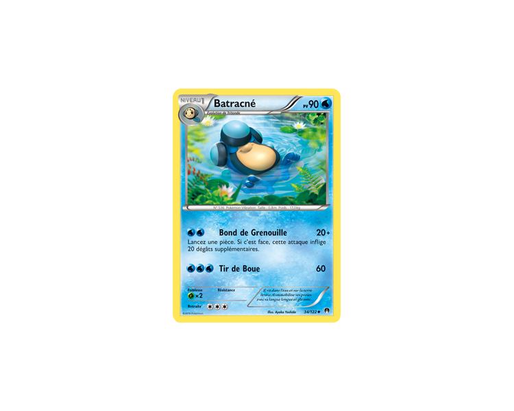 Batracné Carte Peu Commune Pv 90 - 34/122 - XY9