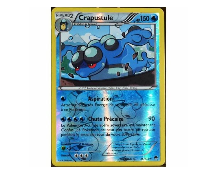 Crapustule Carte Reverse Rare Pv 150 - 35/122 - XY9