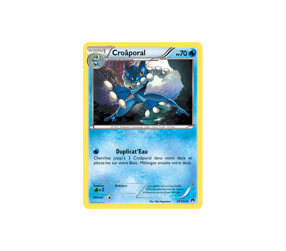 Croâporal Carte Peu Commune Pv 70 - 39/122 - XY9