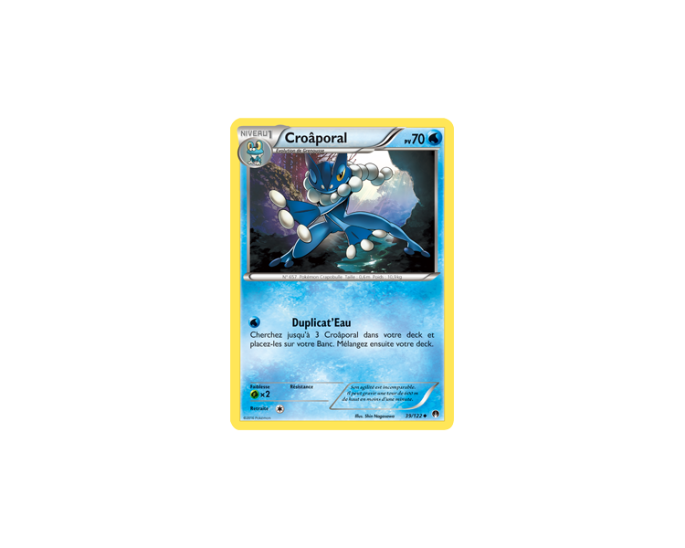 Croâporal Carte Peu Commune Pv 70 - 39/122 - XY9