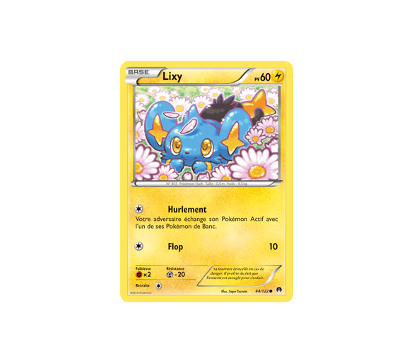 Lixy Carte Commune Pv 60 - 44/122 - XY9