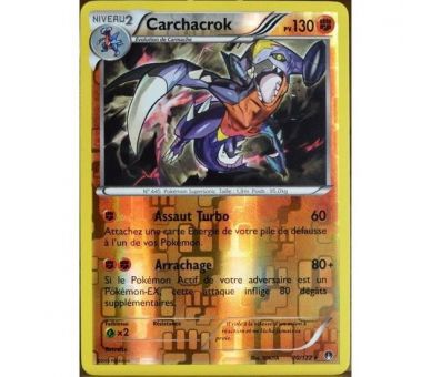 Carchacrok Carte Reverse Rare Pv 130 - 70/122 - XY9