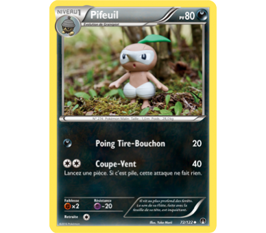 Pifeuil Carte Peu Commune Pv 80 - 72/122 - XY9