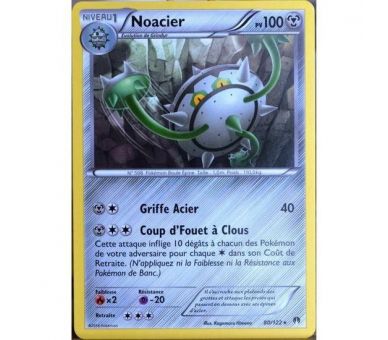 Noacier Carte Rare Pv 100 - 80/122 - XY9