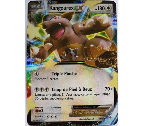 Kangourex EX Carte Rare 180 Pv  - 78/106 - XY Etincelles
