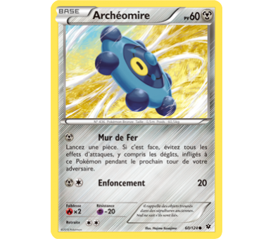 Archéomire Carte Commune Pv 60 - 60/124 - XY10